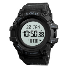 Skmei 1680 Man Japan Movement 5atm Waterproof Round Alloy luxury Wholesale Digital Sport Multi-function Qibla Watch